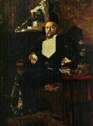 Mikhail Vrubel Portrait of Savva Mamontov USA oil painting artist